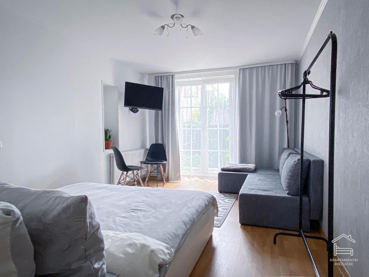 Apartamentai Birzuose, Double Bedroom And Single Bedroom Apartments Birzai Exterior photo
